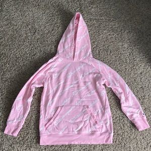 Pink champion hoodie